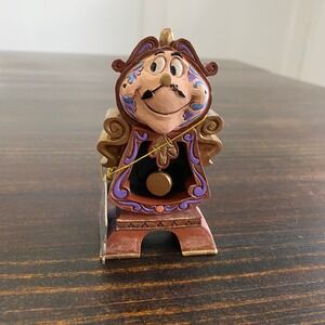 Disney Traditions Jim Shore Cogsworth Beauty and the Beast Figurine 4049621